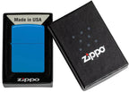 Zippo Regular Sky Blue Matte Lighter 48628
