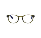 Ted Baker Unisex Non-Prescription Reading Glasses Khaki Green TB8340