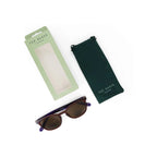 Ted Baker Unisex Non-Prescription Reader Sunglasses Dark Burgundy TB1791