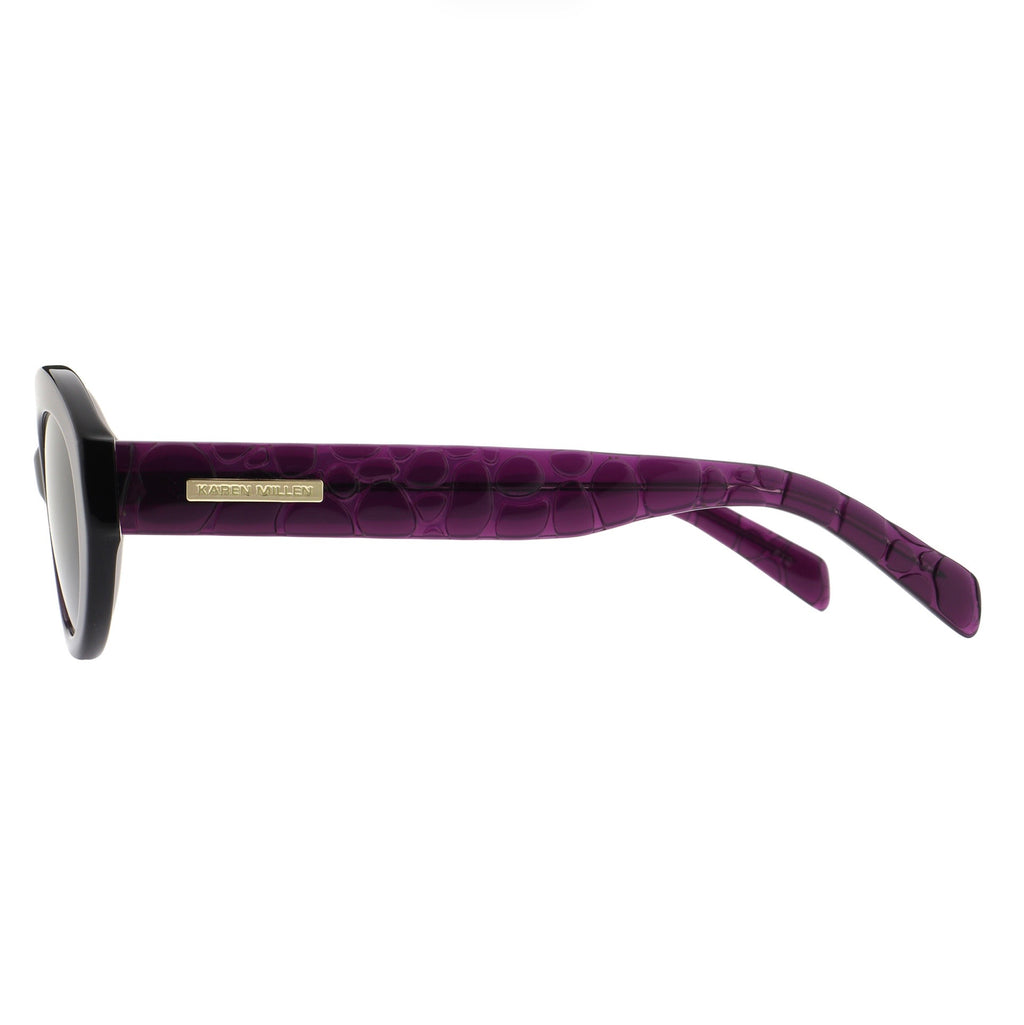 Karen Millen Womens Persephone Sunglasses KM5073 753 Crystal Purple