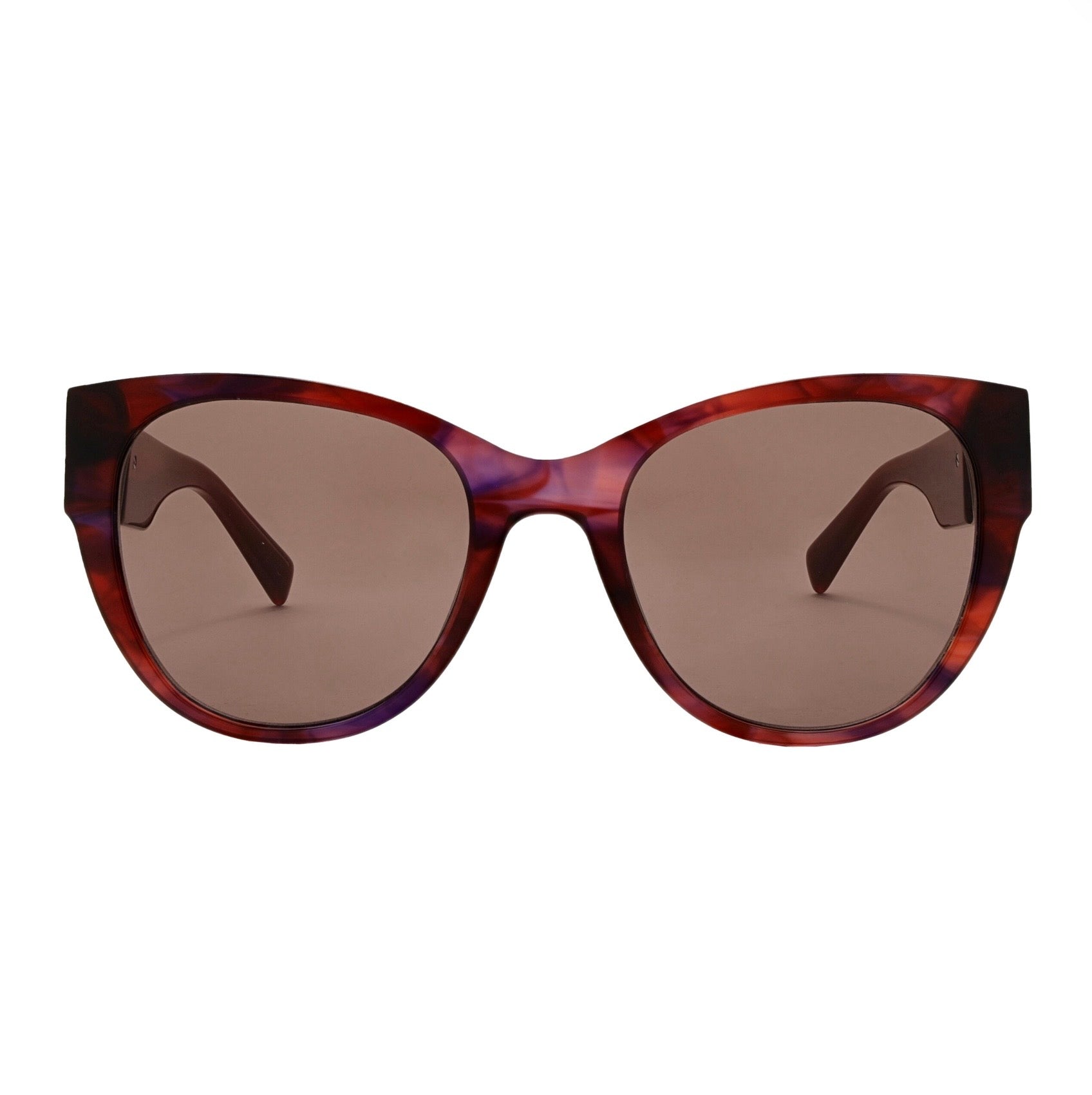 Karen Millen Womens Lucia Sunglasses KM5062 713 Dark Purple Horn