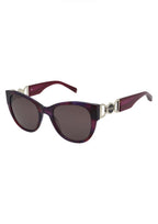 Karen Millen Womens Lucia Sunglasses KM5062 713 Dark Purple Horn