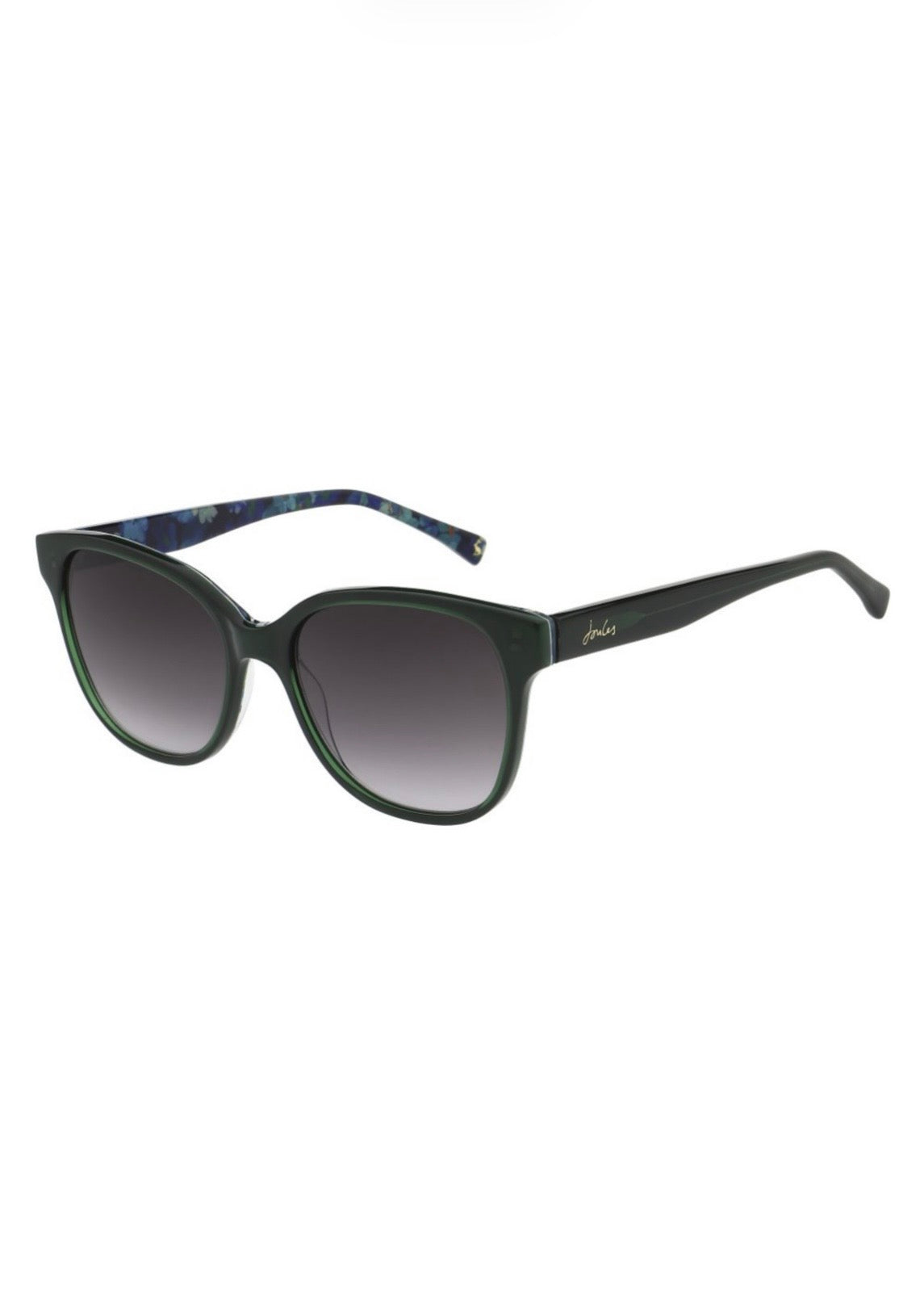 Joules Womens Ivy Sunglasses JS7099 549 Shiny Milk Forest Green