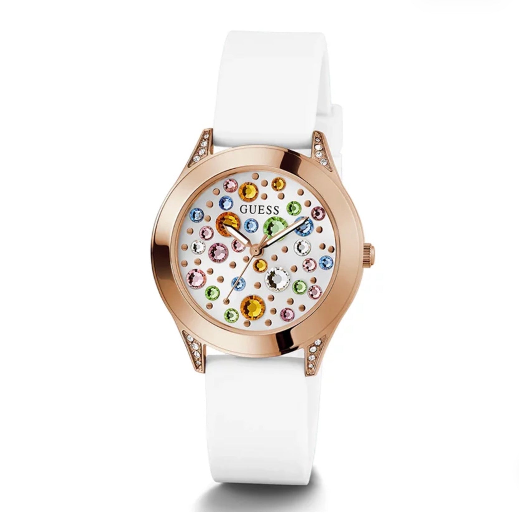 Guess Womens Mini Wonderlust Watch Rose Gold GW0678L4