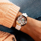 Guess Womens Mini Wonderlust Watch Rose Gold GW0678L4