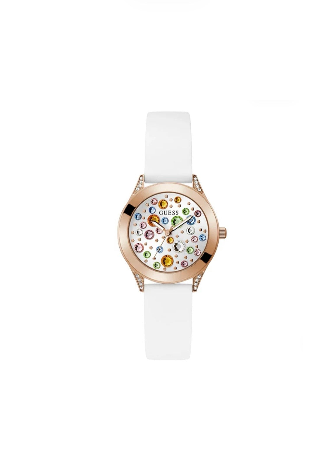 Guess Womens Mini Wonderlust Watch Rose Gold GW0678L4