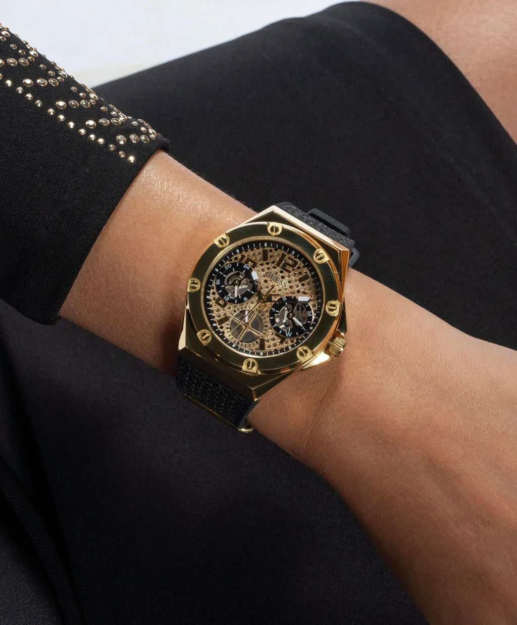 Guess Womens Asteria Watch Gold GW0620L2