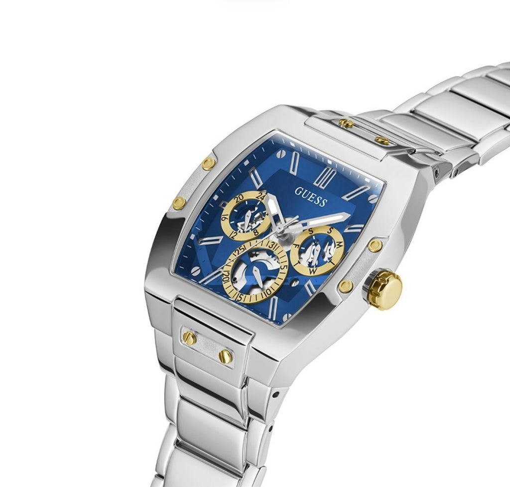 Guess Mens Phoenix Watch Silver GW0456G5