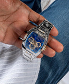 Guess Mens Phoenix Watch Silver GW0456G5