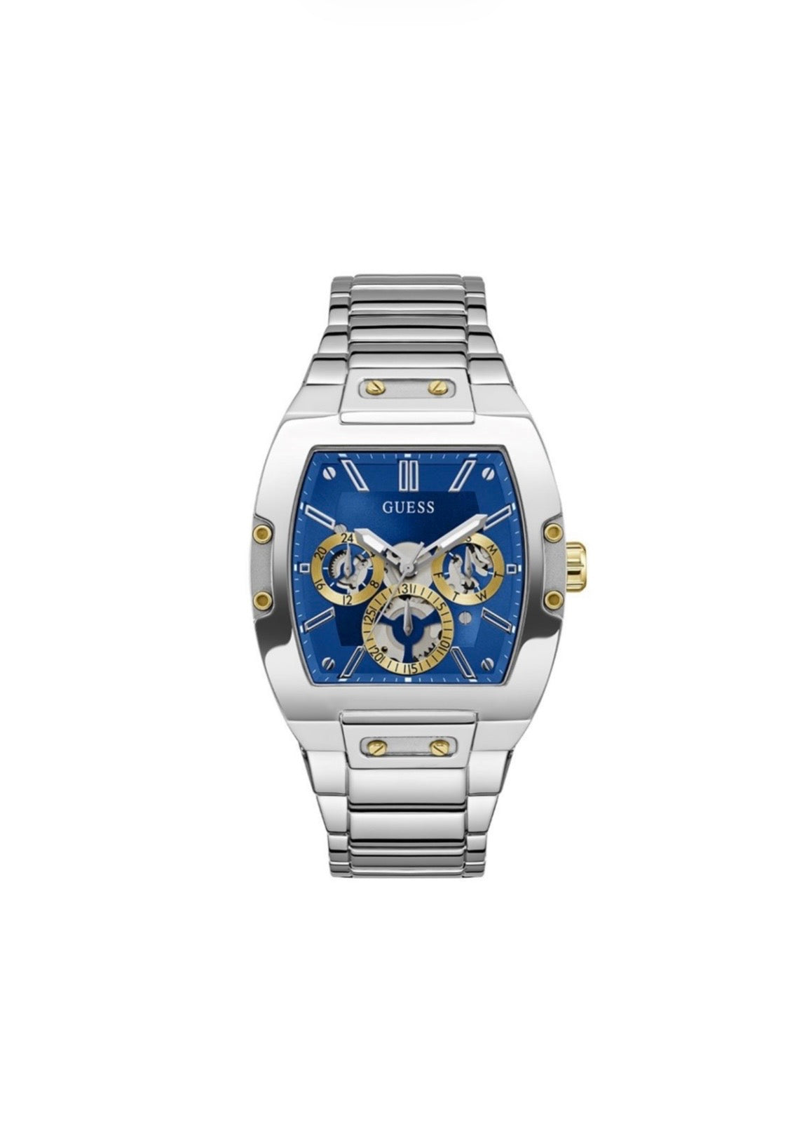 Guess Mens Phoenix Watch Silver GW0456G5
