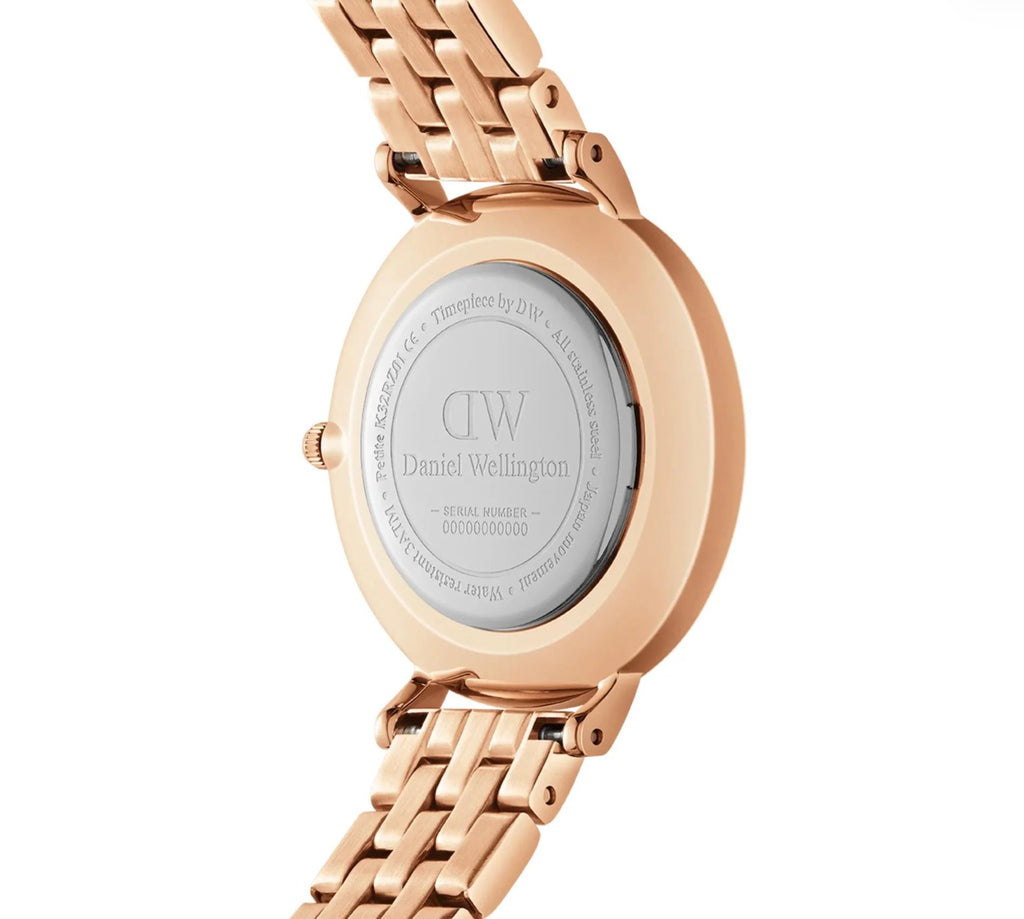 Daniel Wellington Womens Petite Lumine Bezel Watch Gold DW00100666