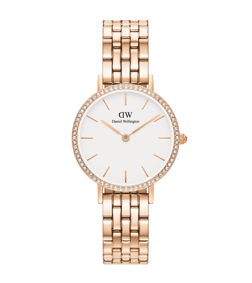 Daniel Wellington Womens Petite Lumine Bezel Watch Gold DW00100666