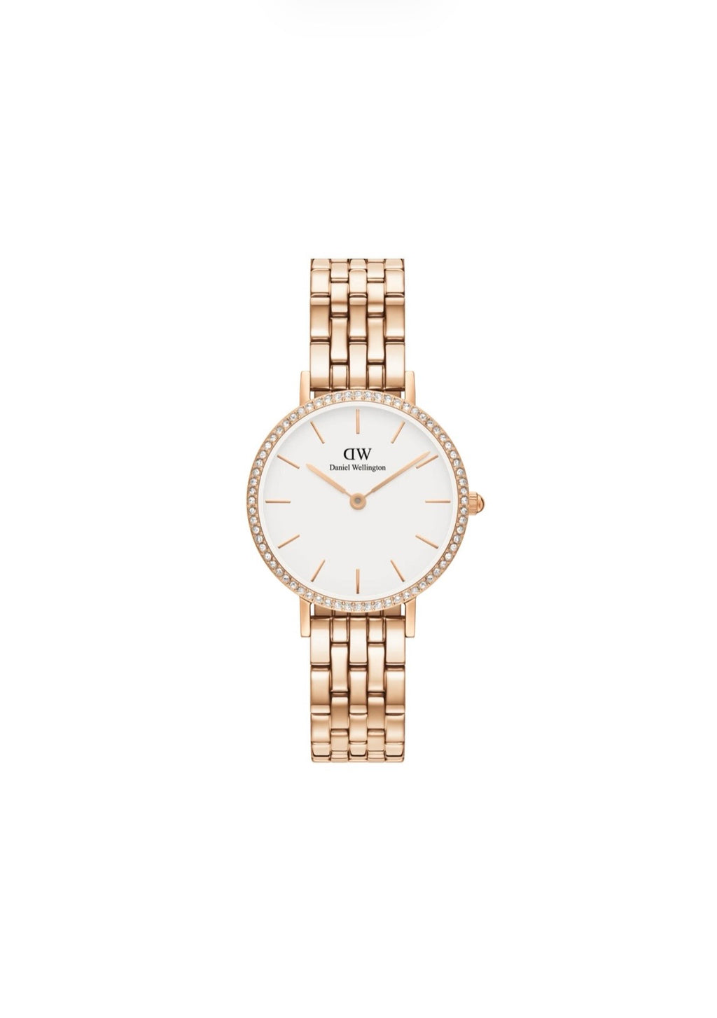 Daniel Wellington Womens Petite Lumine Bezel Watch Gold DW00100666