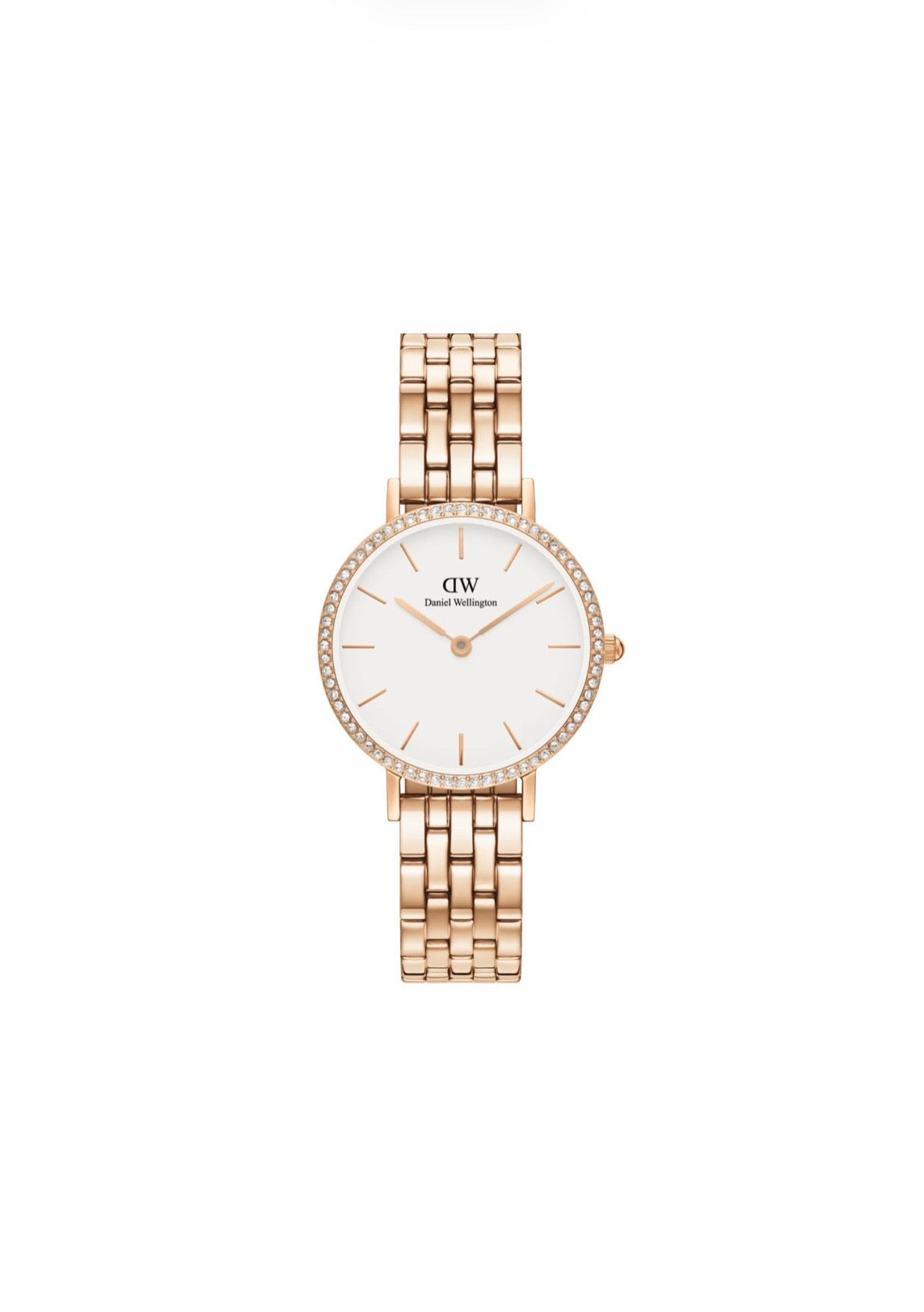 Daniel Wellington Womens Petite Lumine Bezel Watch Gold DW00100666