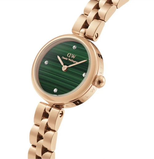 Daniel Wellington Womens Elan Lumine Malachite Watch Rose Gold DW00100721