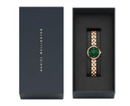 Daniel Wellington Womens Elan Lumine Malachite Watch Rose Gold DW00100721