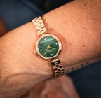 Daniel Wellington Womens Elan Lumine Malachite Watch Rose Gold DW00100721
