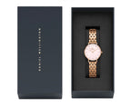 Daniel Wellington Womens Petite Lumine Melrose Watch Rose Gold DW00100617