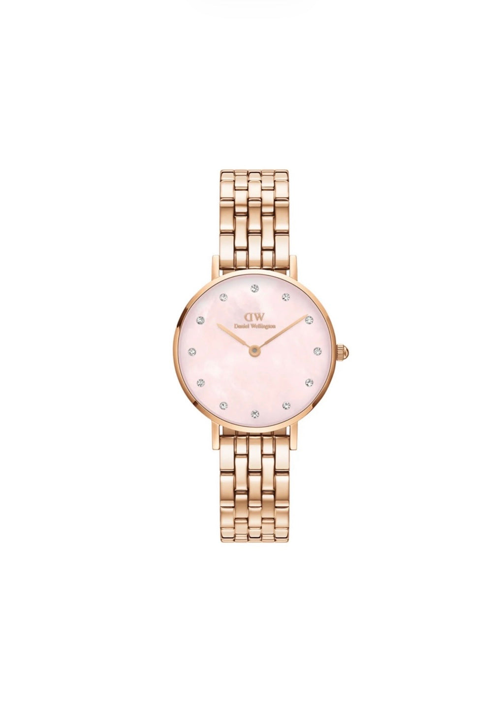 Daniel Wellington Womens Petite Lumine Melrose Watch Rose Gold DW00100617