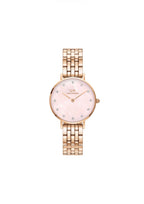Daniel Wellington Womens Petite Lumine Melrose Watch Rose Gold DW00100617