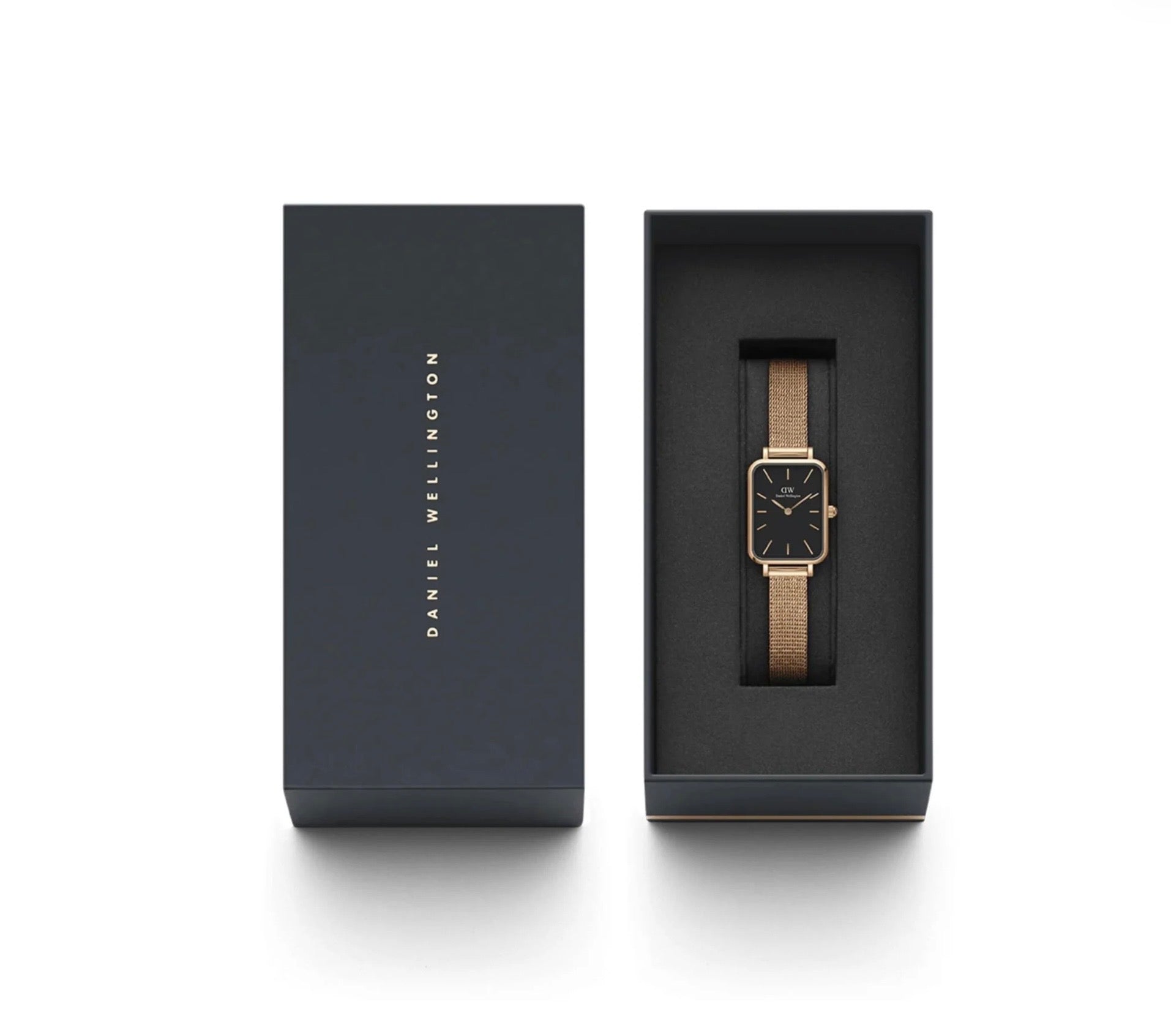 Daniel Wellington Womens Quadro Melrose Watch Rose Gold DW00100432