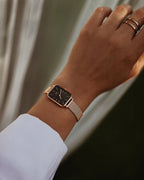 Daniel Wellington Womens Quadro Melrose Watch Rose Gold DW00100432