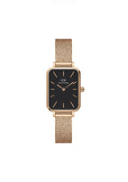 Daniel Wellington Womens Quadro Melrose Watch Rose Gold DW00100432