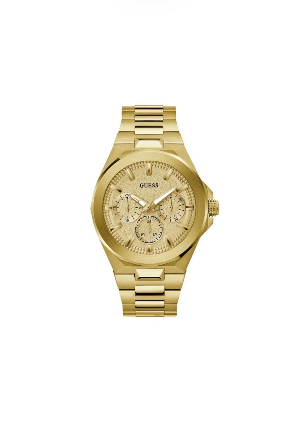 Guess Mens Dashboard Watch All Gold GW0798G2