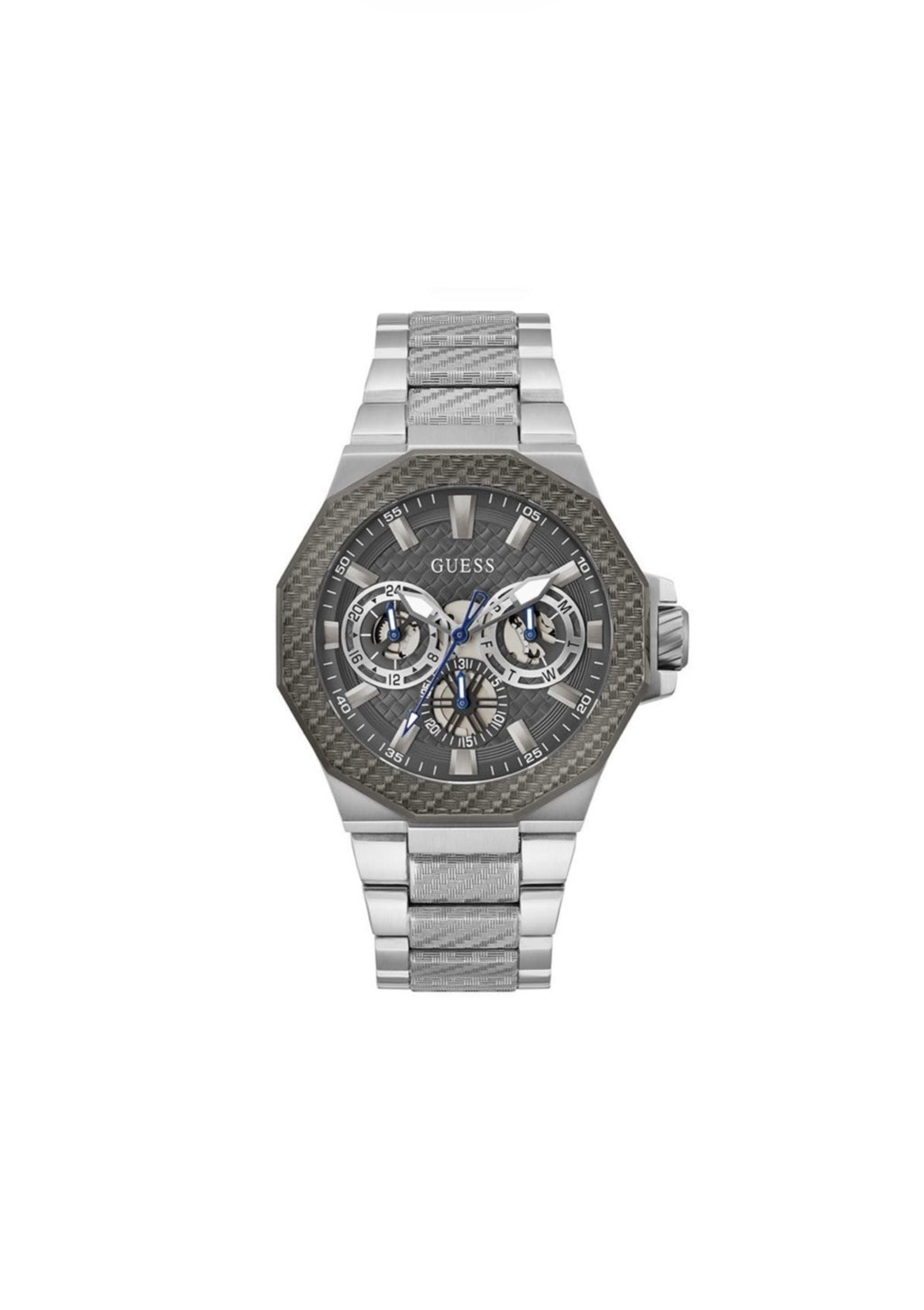 Guess Mens Indy Watch Silver GW0636G1