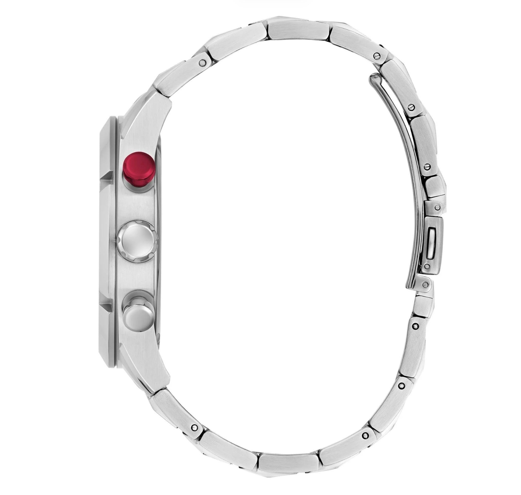 Guess Mens Resistance Watch Silver GW0714G1