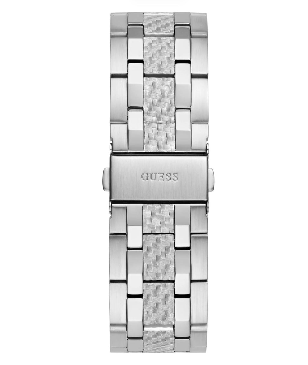 Guess Mens Resistance Watch Silver GW0714G1
