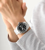 Guess Mens Letterman Watch Silver GW0904G1