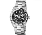 Guess Mens Letterman Watch Silver GW0904G1