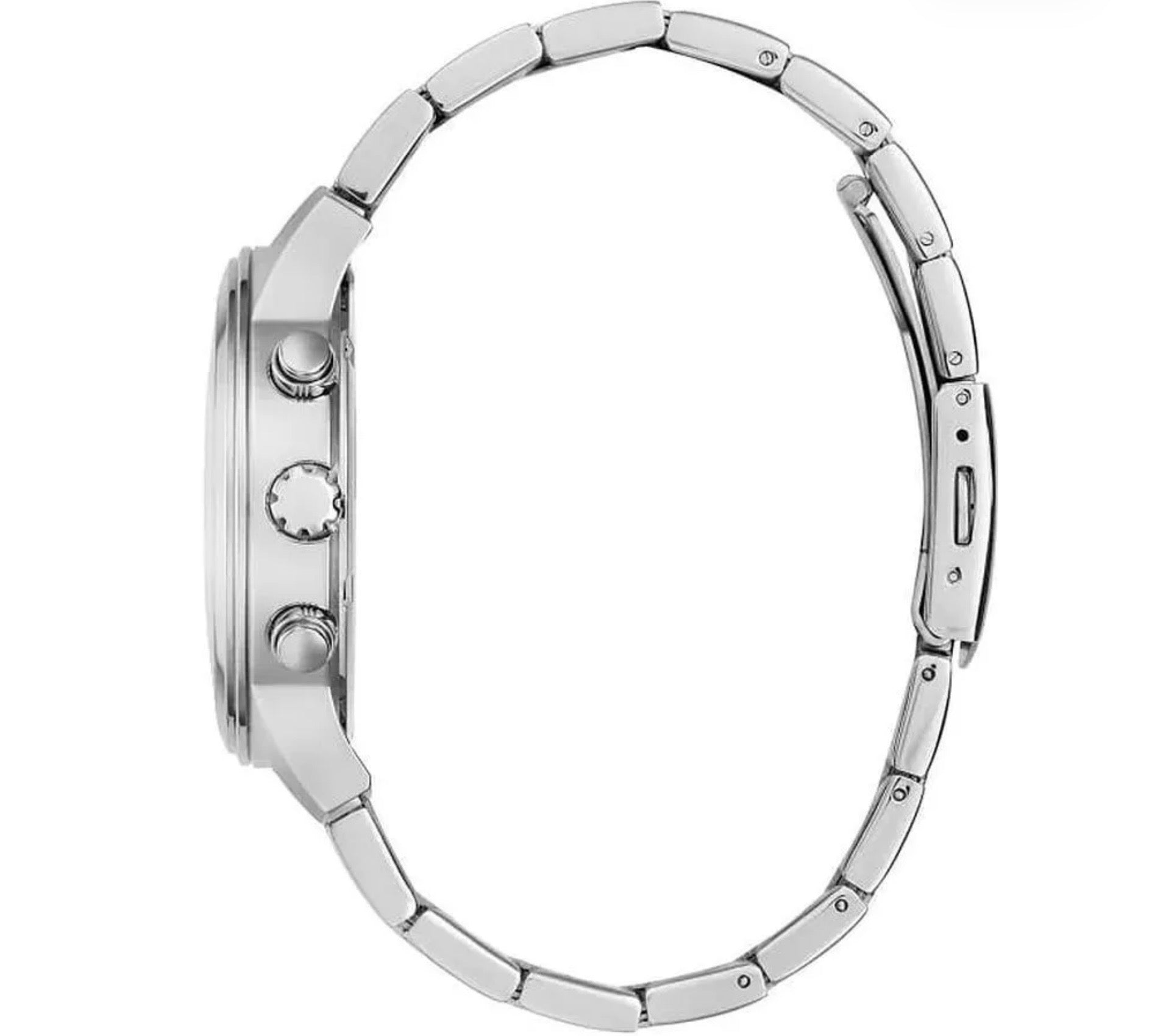 Guess Mens Atticus Trend Chronograph Watch Silver GW0917G1