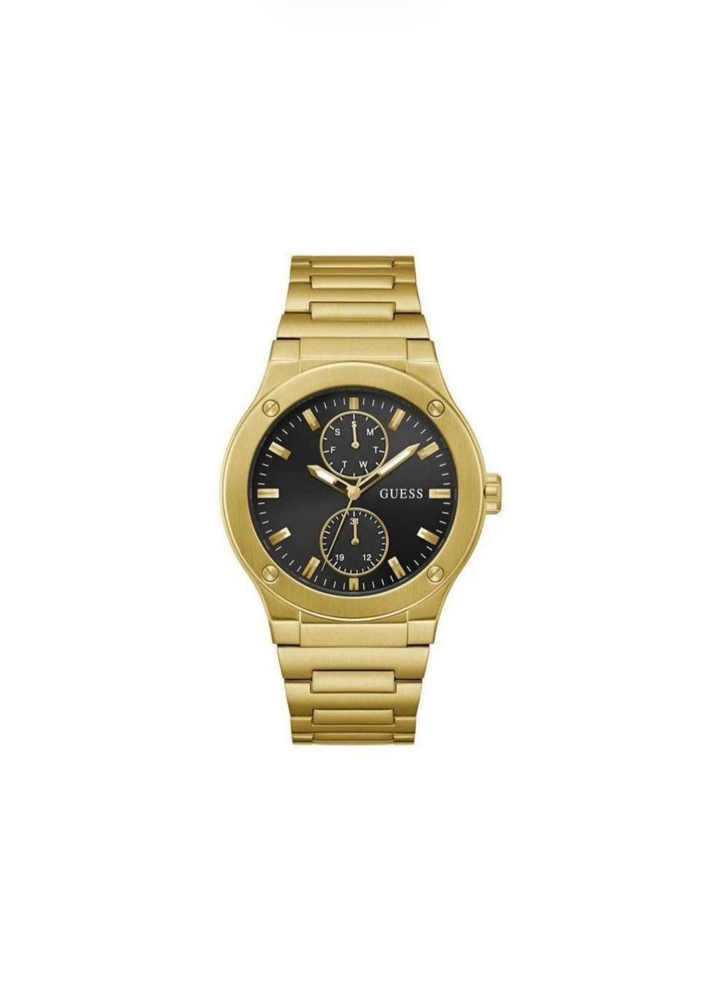 Guess Mens Dress Jet Gold Watch GW0795G4