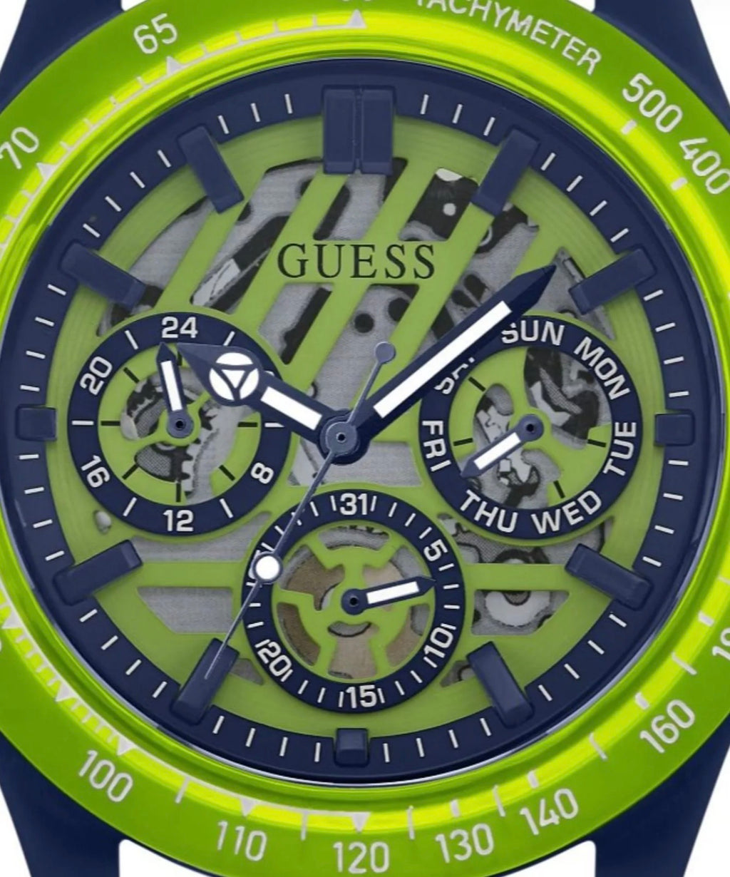 Guess Mens Arena Green Watch GW0578G1