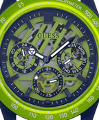 Guess Mens Arena Green Watch GW0578G1