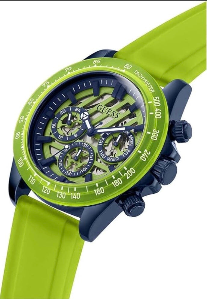 Guess Mens Arena Green Watch GW0578G1