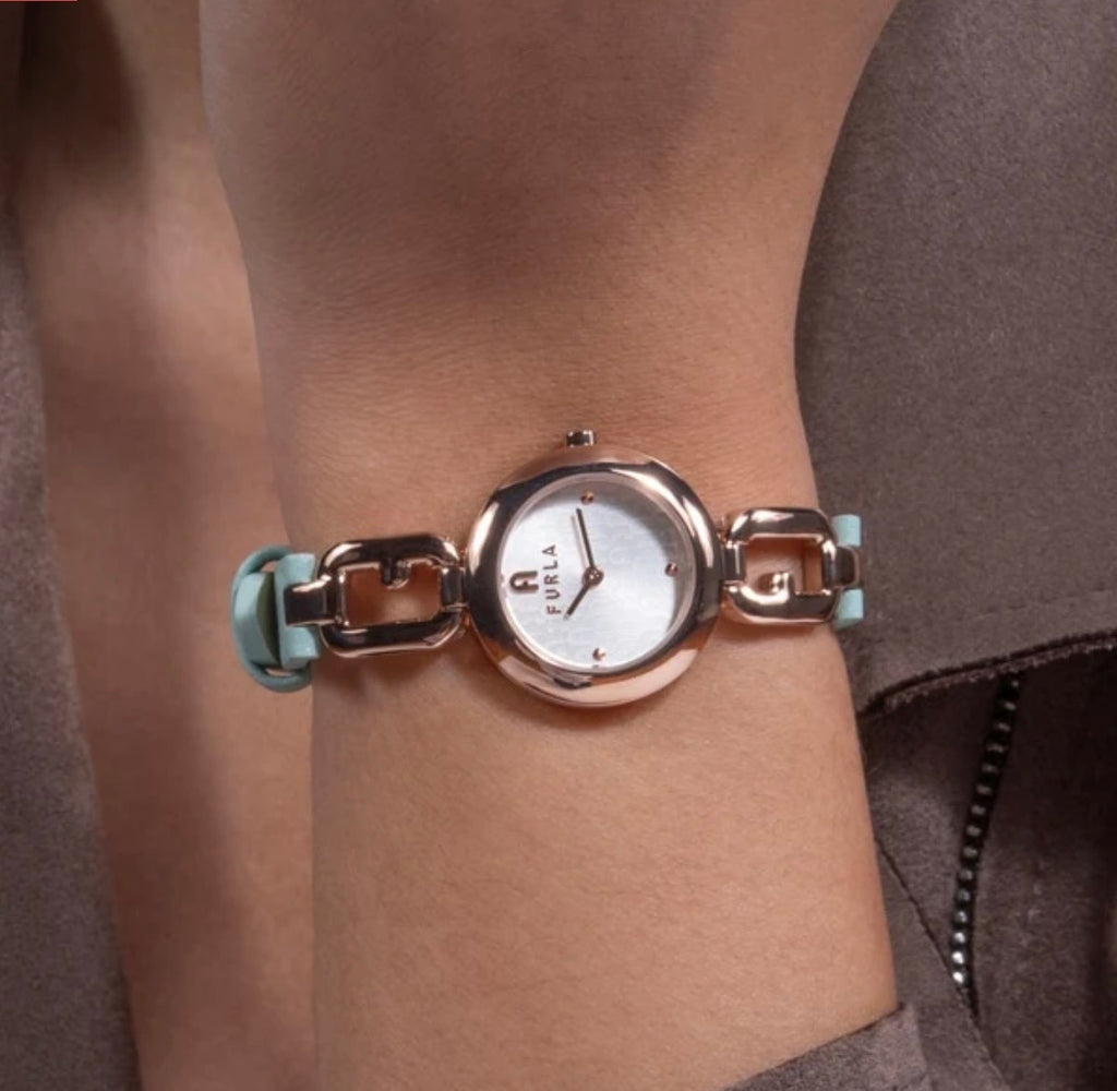 Furla Womens Arco Chain Watch WW00015010L5