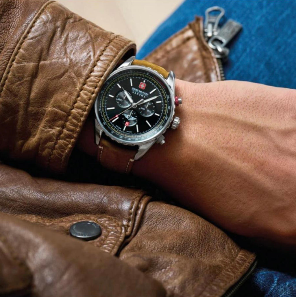 Swiss Military Hanowa Mens Afterburn Chrono Watch Swiss Made SMWGC0000301