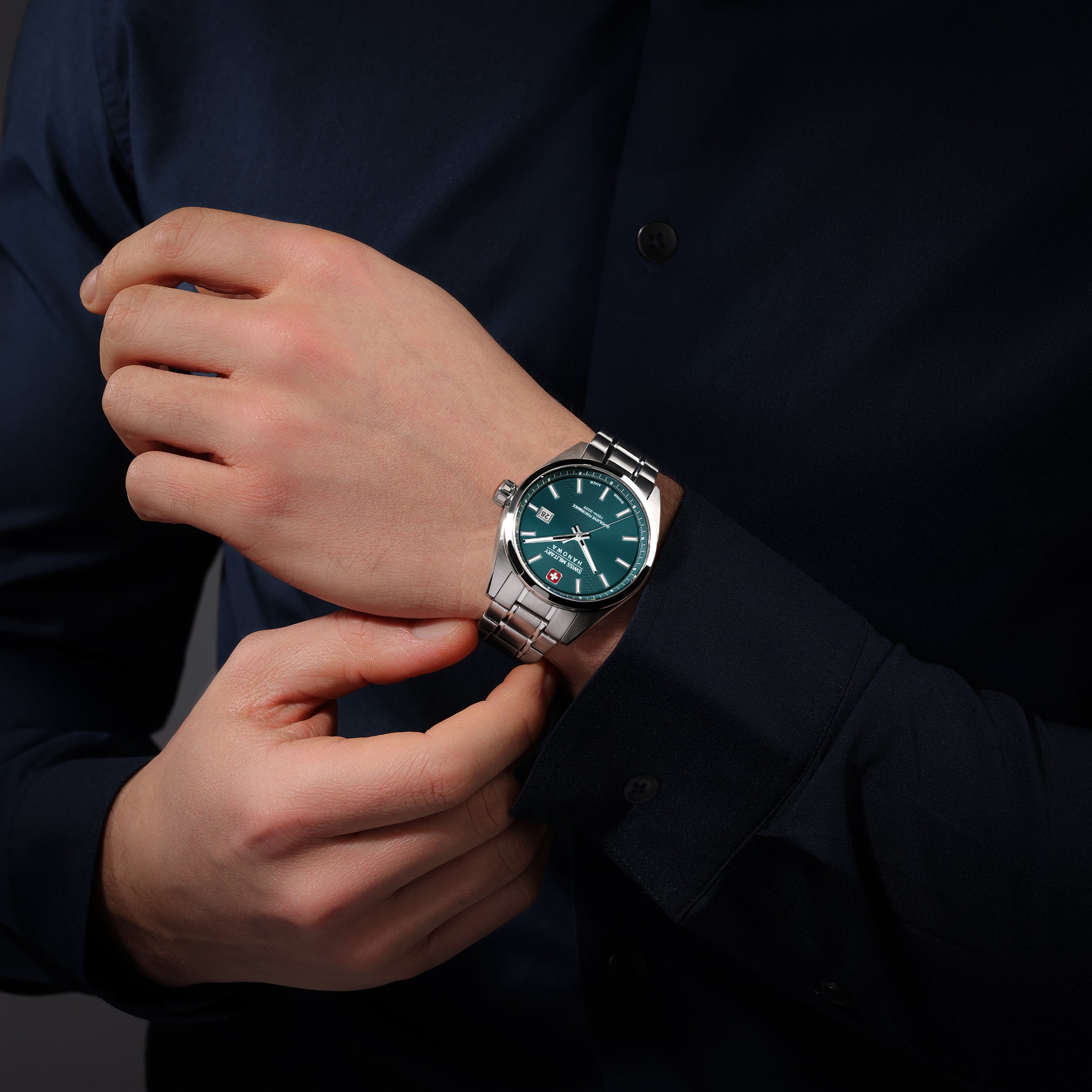 Swiss Military Hanowa Mens Watch Land Pioneer Swiss Made SMWGH0004104 - Maxis Retail Ltd