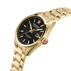 Swiss Military Hanowa Mens Watch Pioneer Gold Swiss Made SMWGH0004110