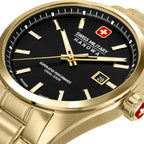 Swiss Military Hanowa Mens Watch Pioneer Gold Swiss Made SMWGH0004110