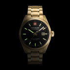 Swiss Military Hanowa Mens Watch Pioneer Gold Swiss Made SMWGH0004110