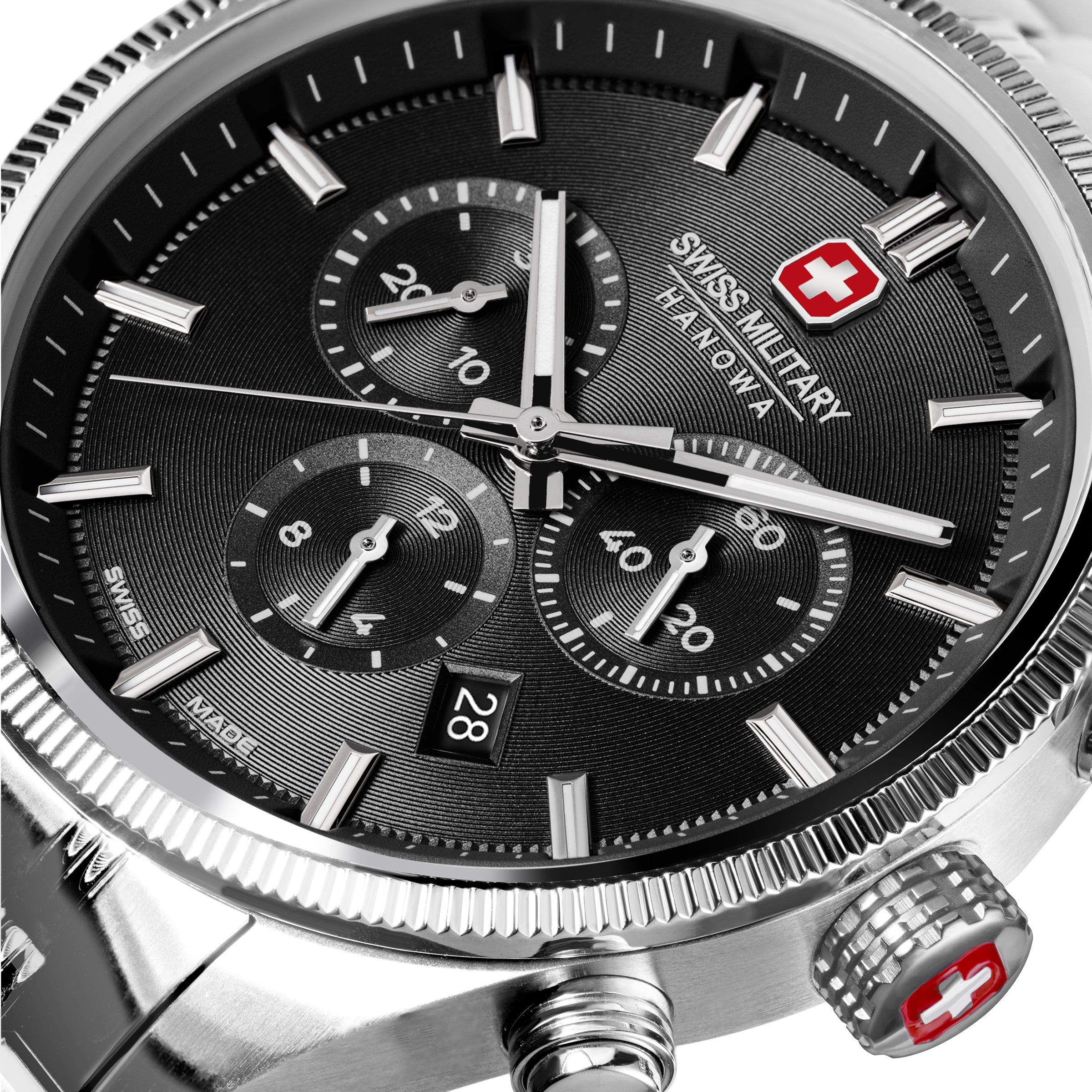 Swiss Military Hanowa Mens Watch Airman First Class Chronograph Swiss Made SMWGI0003102