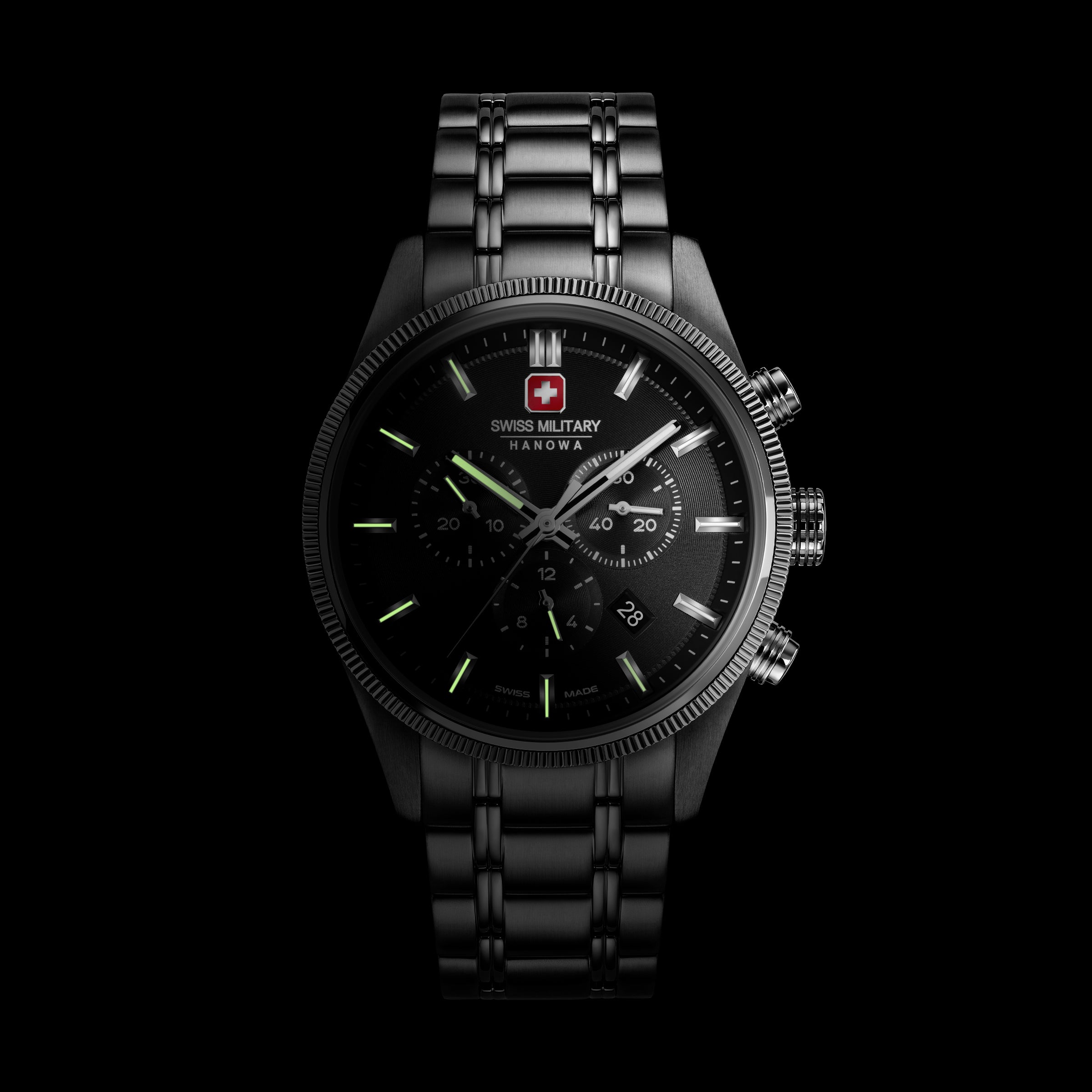 Swiss Military Hanowa Mens Watch Airman First Class Chronograph Swiss Made SMWGI0003102