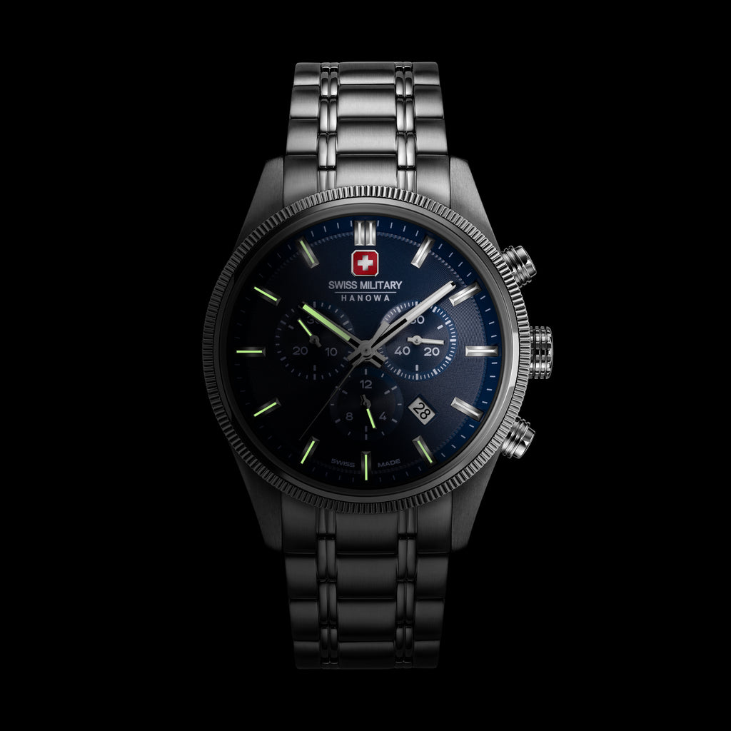Swiss Military Hanowa Mens Watch Airman First Class Swiss Made Chronograph SMWGI0003104