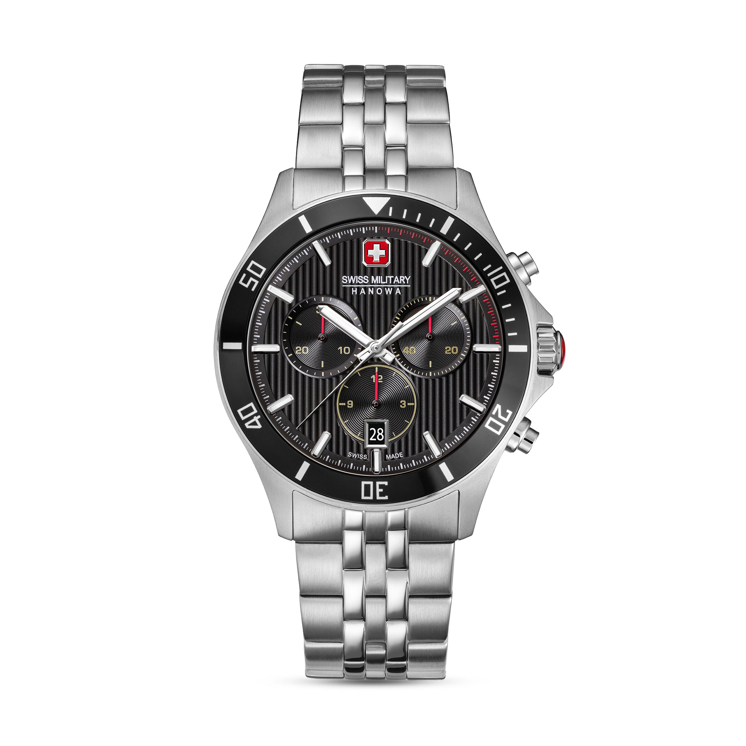 Swiss Military Hanowa Mens Watch Flagship Heritage Chronograph Swiss Made SMWGI0007601