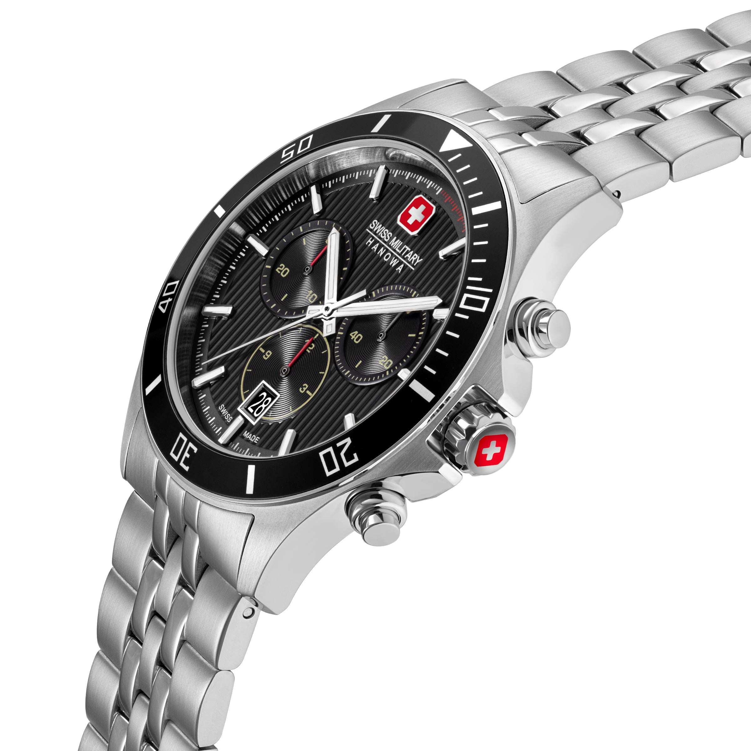 Swiss Military Hanowa Mens Watch Flagship Heritage Chronograph Swiss Made SMWGI0007601