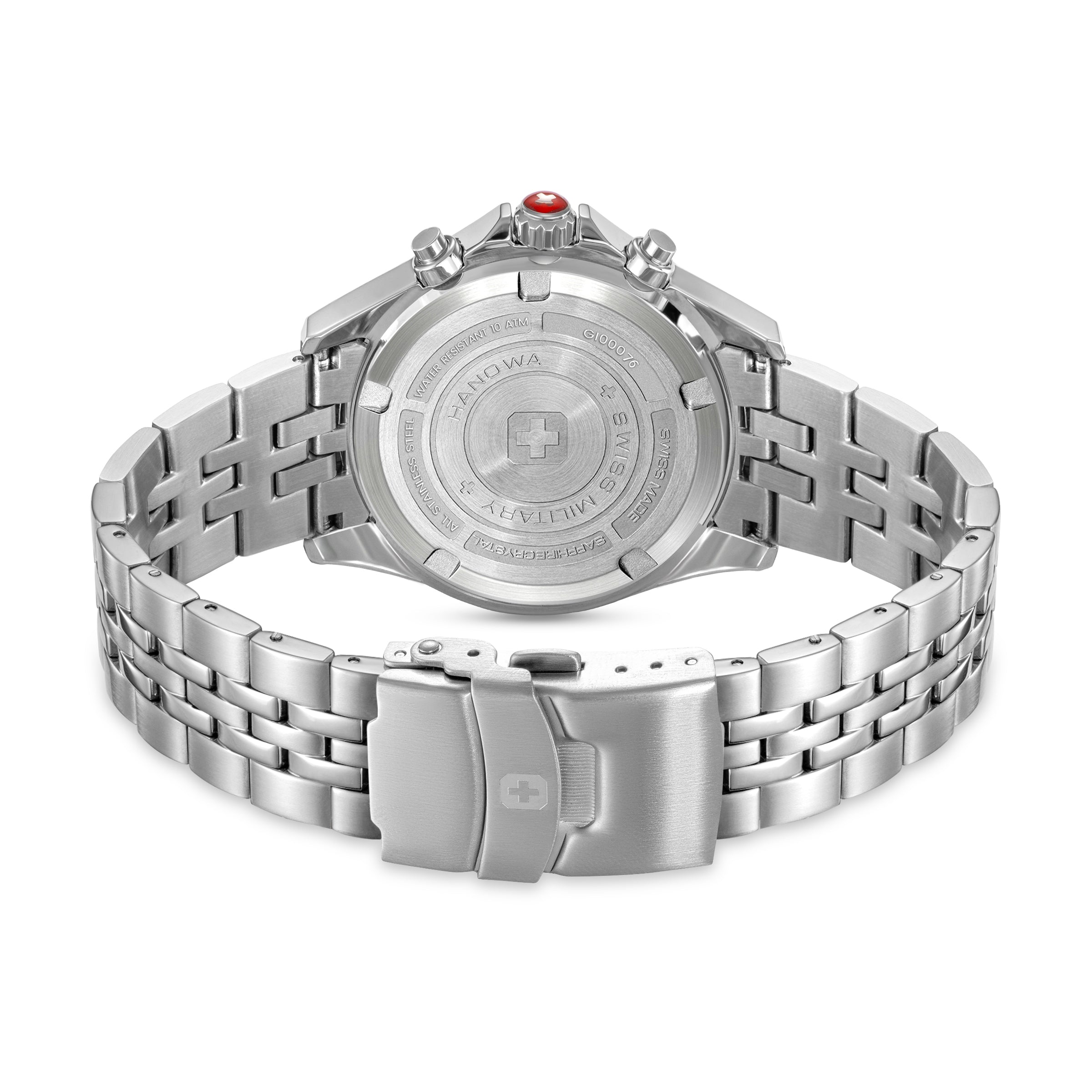 Swiss Military Hanowa Mens Watch Flagship Heritage Chronograph Swiss Made SMWGI0007601